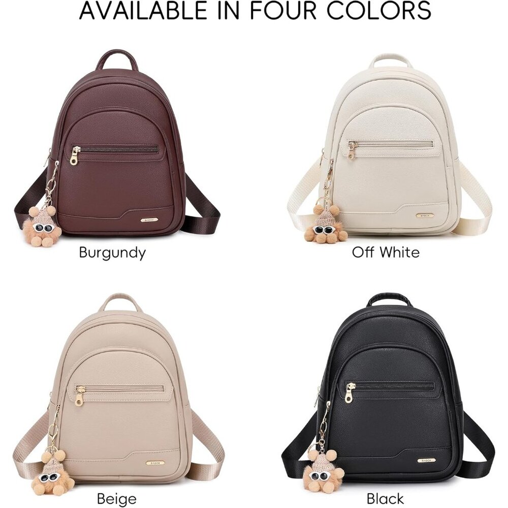 Cute Multi-Functional Mini Leather Backpack For Y… - image 6
